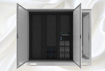 Triple rack micro data center with rack cooling